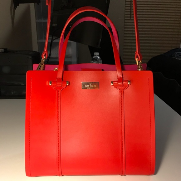 kate spade Handbags - Kate Spade Red Elodie Satchel